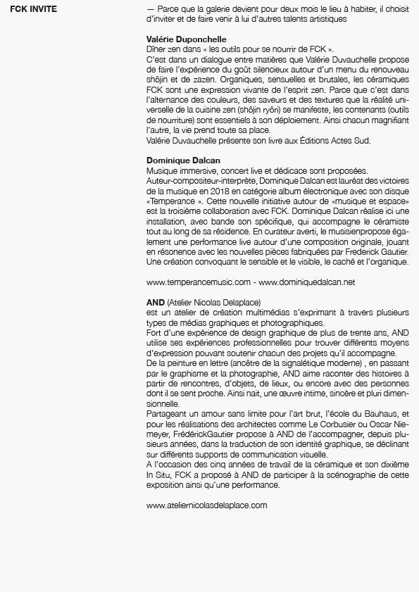 AND - Création Dossier de presse - Frédérick Gautier